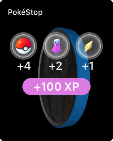 Pokémon Go auf der Apple Watch (Bild: Niantic)